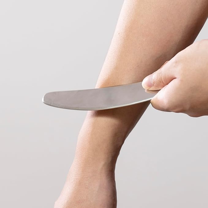 Gua sha Tool gua sha Stainless Steel iastm Tool Gussha Massage Tool Muscle Scraping Tool for Soft Tissue Therapy and Reduce Arms,Back, Legs, Neck Muscle Pain(hulian)………-HomvellaHome