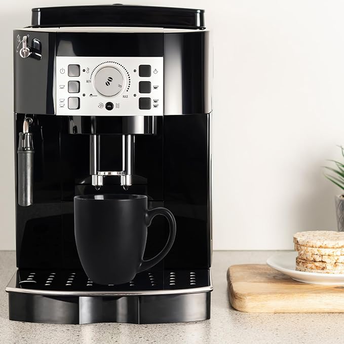 16 OZ Black Stoneware Mugs Set of 6, Large Ceramic Coffee Cups with Handle, Porcelain Mugs for Latte, Milk, Tea and Juice-HomvellaHome