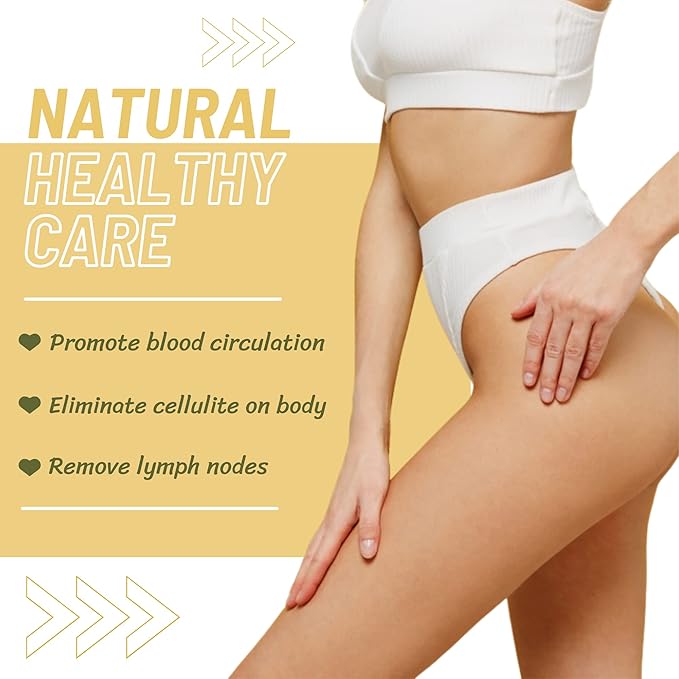 Ginger Soap Lymphatic Drainage Pack 6 - Anti-Cellulite Skin Tightening - Natural Ingredients Detox Soaps for Deep Clean Shower, Detoxification, Rejuvenating-HomvellaHome