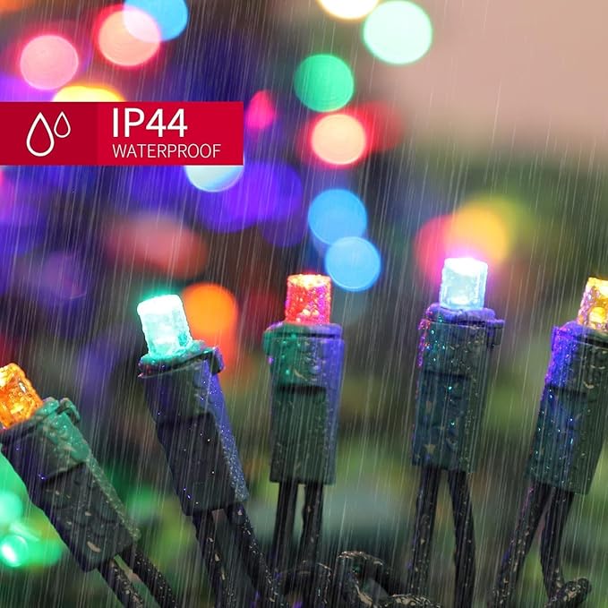 150 Count Multicolor- String Lights - LED Christmas Lights, Mini led Lights for Indoor Outdoor Home Holiday Party Wedding Independence Day Decoration-HomvellaHome
