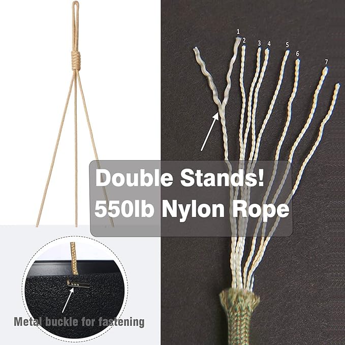 13 Inch 2 Pack Large Hanging Planters for Indoor Outdoor Plants, Plastic Hanging Basket Pots for House Plants Flowers, Black-HomvellaHome