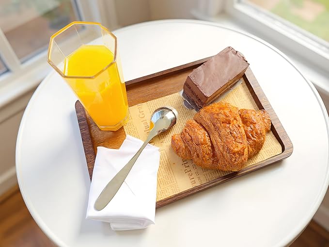 Bamboo Serving Tray – Two Sizes for Breakfast, Tea, Coffee & Snacks – Eco-Friendly Wooden Tray for Bed, Kitchen, Coffee Table, or Decorative Use-HomvellaHome