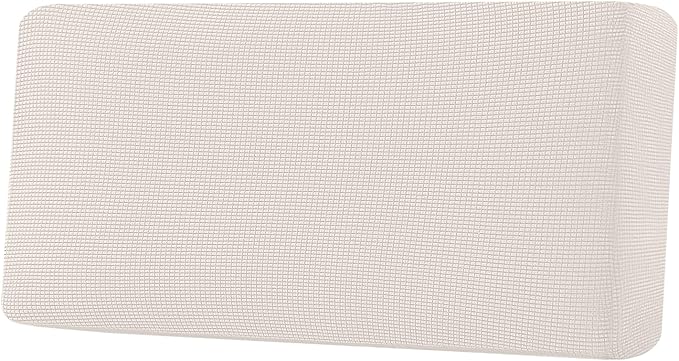 H.VERSAILTEX Super Stretch Individual Seat Cushion Covers Sofa Covers Couch Cushion Covers Slipcover Sets Thick Jacquard Textured Twill Fabric (1 Piece Sofa Cushion Cover, Ivory)-HomvellaHome