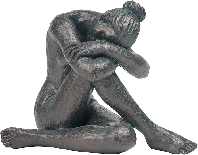 Guichifun Yoga Dancer Statue Home Decoration - Resin Sculpture Modern Creative Home Ballet Thinker Dancers Handicrafts Art Ware Home Décor Office Room Ornament Gifts 13.5 x 9.5 x 11.25 Inch-HomvellaHome