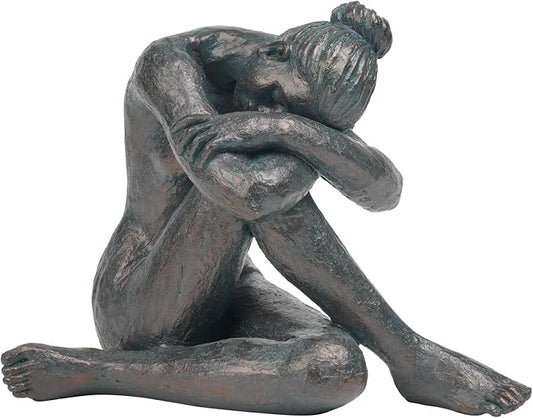 Guichifun Yoga Dancer Statue Home Decoration - Resin Sculpture Modern Creative Home Ballet Thinker Dancers Handicrafts Art Ware Home Décor Office Room Ornament Gifts 13.5 x 9.5 x 11.25 Inch-HomvellaHome