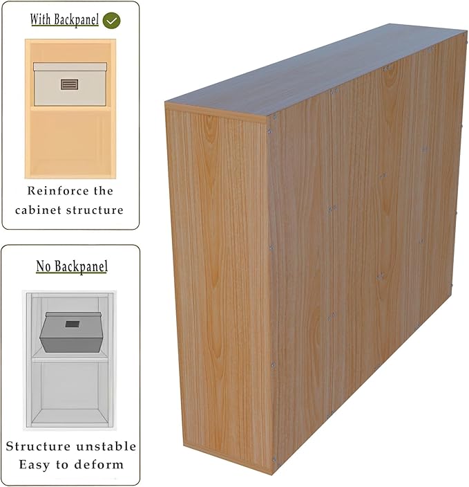 12-Cube Storage Shelf Bookcase - Wooden 3-Tier Floor Standing Open Bookshelf for Home and Office, Display Cabinet, Oak-HomvellaHome