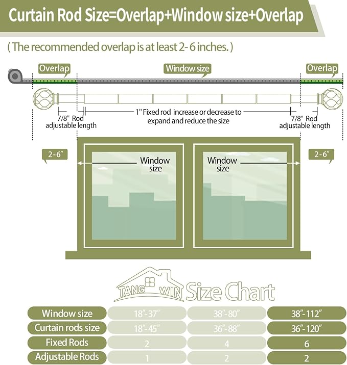 Gold Adjustable Curtain Rods for Windows:66-120 Inch Farmhouse Heavy Duty Curtain Rod for Bedroom Living Room,Boho Decorative Rustic Drapery Rods with Vintage Coastal Texture Finial,Brass Gold-HomvellaHome