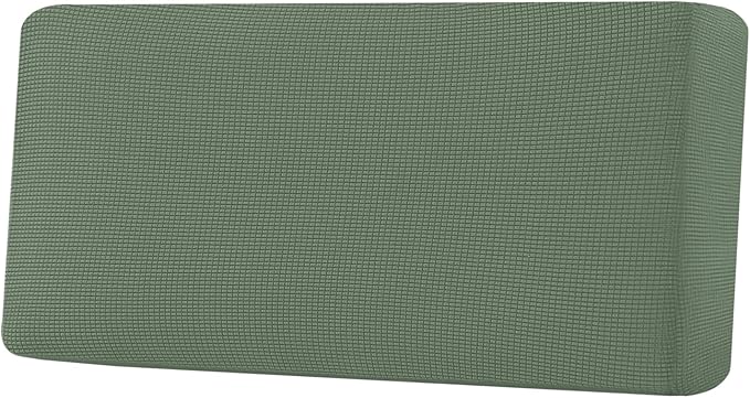H.VERSAILTEX Super Stretch Individual Seat Cushion Covers Sofa Covers Couch Cushion Covers Slipcover Sets Thick Jacquard Textured Twill Fabric (1 Piece Sofa Cushion Cover, Loden Frost)-HomvellaHome