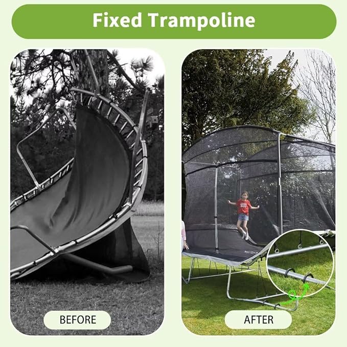 Ground-Stakes-Heavy-Duty-12 inch, U-Hook Rebar Stakes Black Coated Anti-Rust 6pcs Garden Stakes Metal Ground Anchors for Garden Dog Fence Chicken Coop Christmas Decorations Deer Fence-HomvellaHome