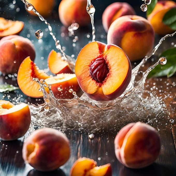 1OAK Soy Wax Scented Candles (Peach Nectar) - Long Burning Premium Hand-Poured (7oz.)-HomvellaHome