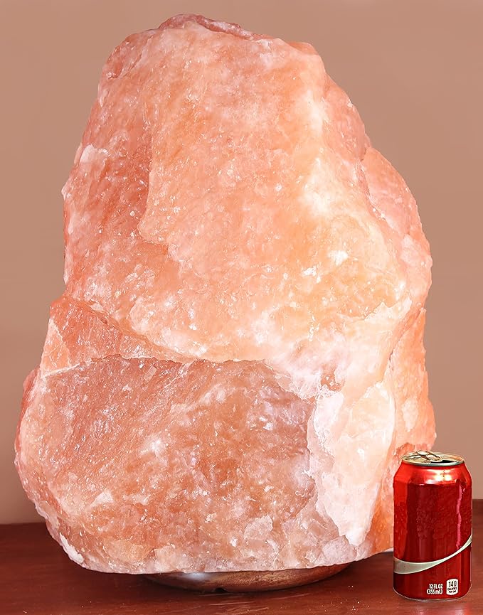 Giant Natural Himalayan Crystal Rock Salt Lamp 145~160 lbs-HomvellaHome