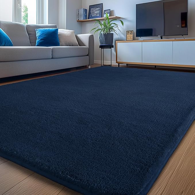 Sour Lemon 8x10 Area Rugs for Living Room, Soft Large Area Rug Fluffy Rugs for Bedroom，Machine Washable Area Rug Non Slip Carpet Rug for Living Room Playroom Kids Room Home Decor-HomvellaHome