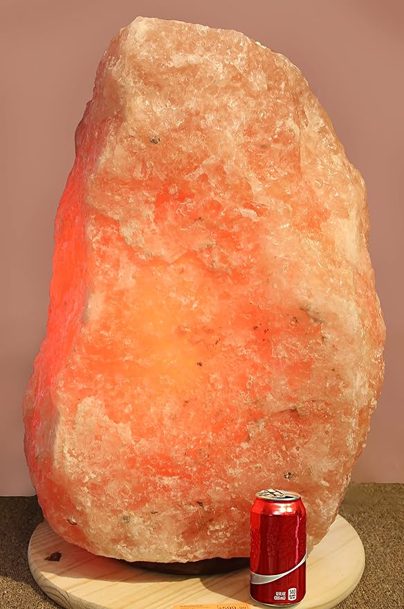 Giant Natural Himalayan Crystal Rock Salt Lamp 235~250 lbs-HomvellaHome