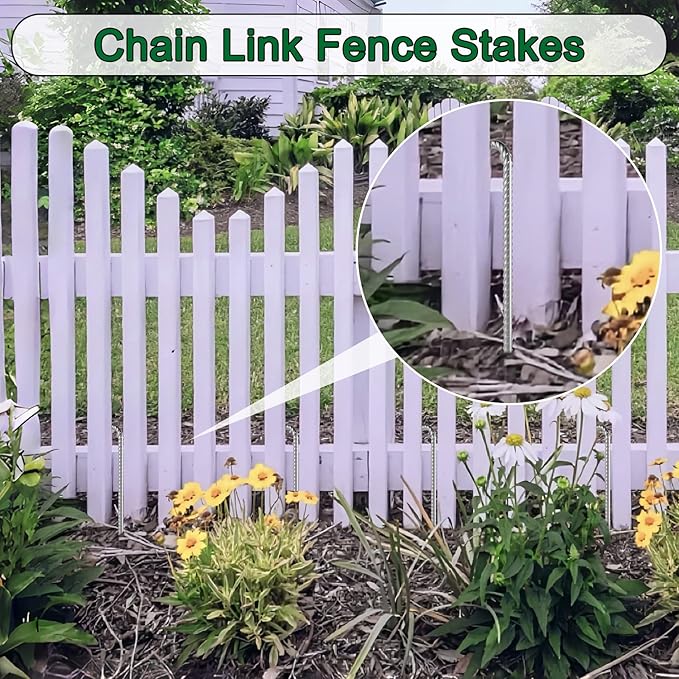 12 Inch Rebar Ground Stakes Heavy Duty J Hook 55 Pack Metal Spikes Galvanized Ground Anchors Tent Stakes for Fence, Bounce House, Gazebos and Outdoor Decorations Inflatables-HomvellaHome