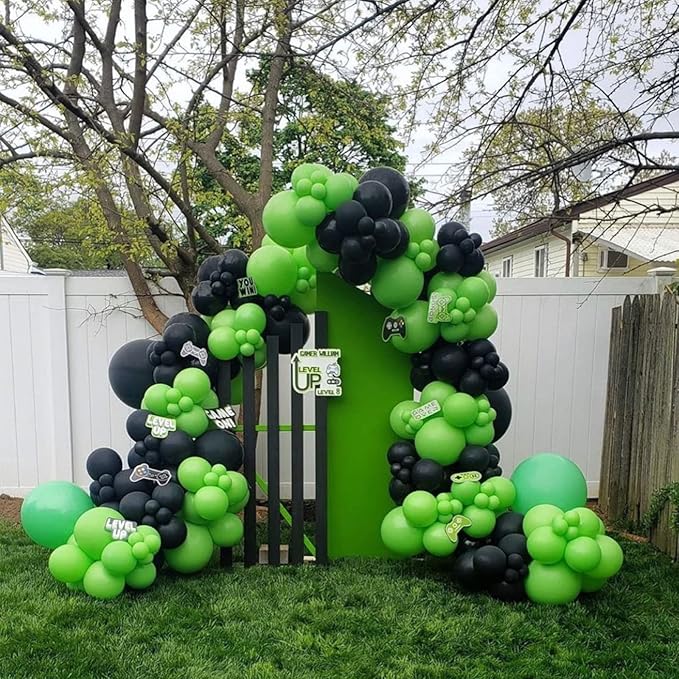 130pcs Lime Green Balloons Different Sizes 18" 12" 10" 5" Light Green Balloons for Birthday Dinosaur Baby Shower St. Patrick's Day Summer Jungle Forest Safari Party Decorations-HomvellaHome