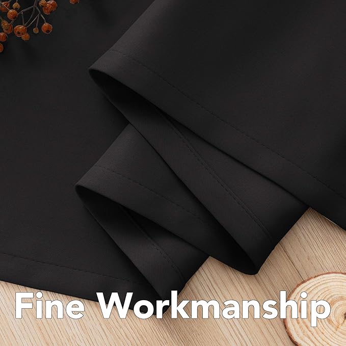 H.VERSAILTEX 100% Blackout Curtains - 84 Inch Long Thermal Insulated Curtains & Drapes With Grommet for Bedroom, Living Room, Bathroom-HomvellaHome