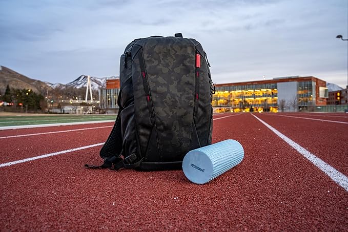 11.8 Inch Medium Density Foam Massage Roller - Light Blue Trigger Point Massage Roller for Deep Tissue Excercise, Massage and Recovery by GolgiStim-HomvellaHome