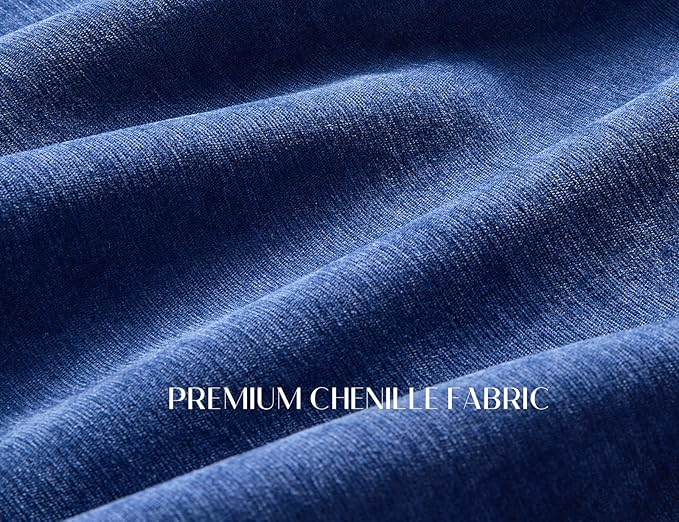 110" Cloud Sectional Couches for Living Room, Boneless L-Shape Couch with Ottoman, 3 Seater Modular Sectional Sofa, Blue-HomvellaHome