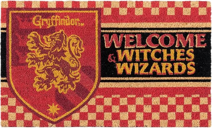 Gertmenian Harry Potter Coir Doormat - 2x3 Welcome Mat (2-Pack), Ideal for High Traffic Areas in Front Door, Garage, Entryway - Paramount Hogwarts/Witches, 80027-HomvellaHome