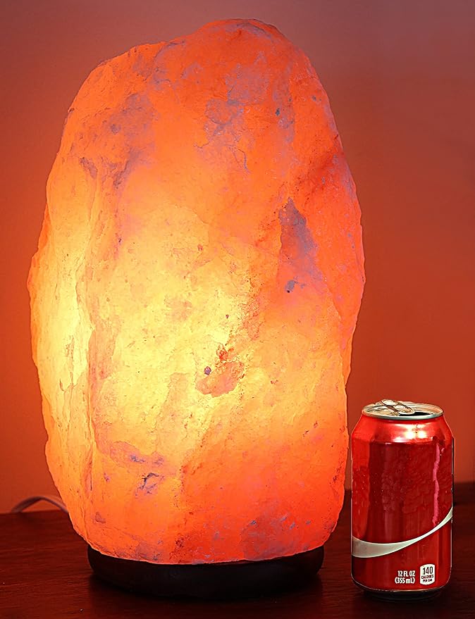 Giant Natural Himalayan Crystal Rock Salt Lamp 35~45 lbs-HomvellaHome