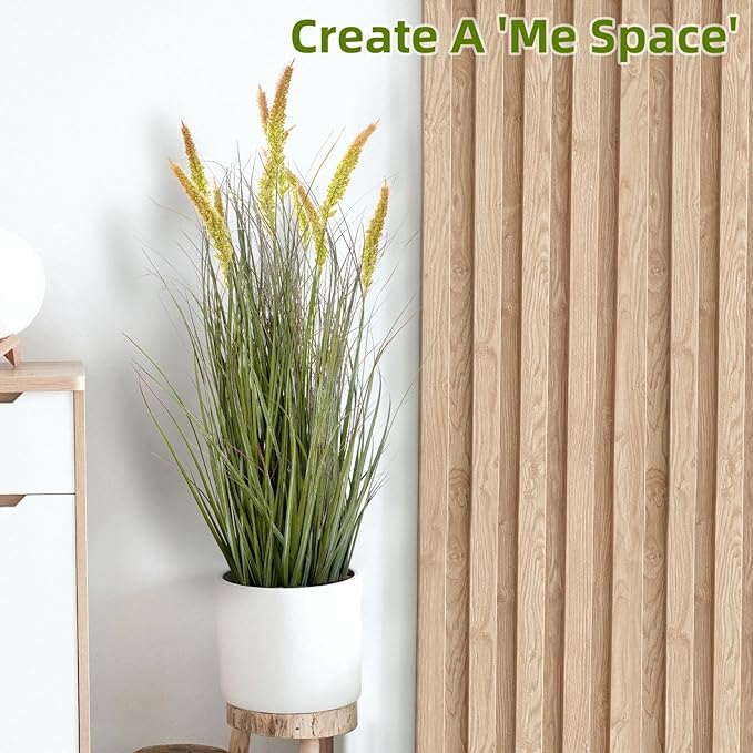 Green Onions Fake Plants,Artificial Plants Indoor, Fake Grass Decor Green Plant Fake Outdoor Flowers Fake Succulents,Artificial Tall Grass Plants with Pots House Decorative(36“ 2 Pack)-HomvellaHome