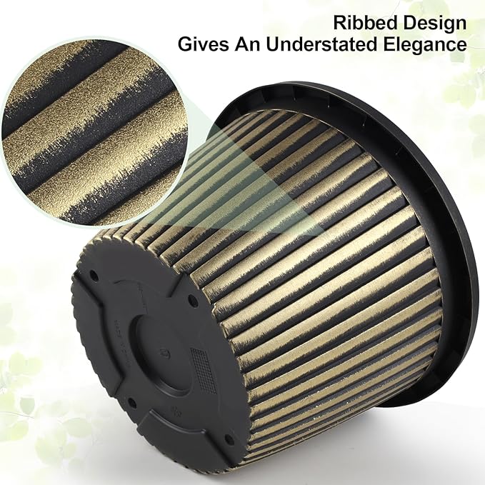 12 inch Planter Indoor Outdoor Plant Pots, 4 Pack Large Plastic Flower Pots with Saucer and Drainage Holes, Decorative Modern Garden Pots for Houseplants-HomvellaHome