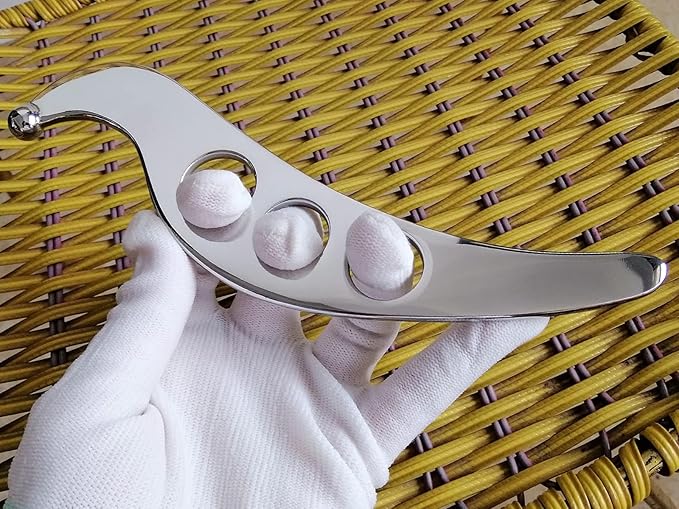 Gua sha Tool gua sha Stainless Steel iastm Tool Gussha Massage Tool Muscle Scraping Tool for Soft Tissue Therapy and Reduce Arms,Back, Legs, Neck Muscle Pain(XSS)………-HomvellaHome