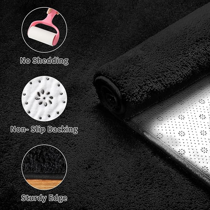 Sour Lemon 6x9 Area Rugs for Living Room, Soft Large Area Rug Fluffy Rugs for Bedroom，Machine Washable Area Rug Non Slip Carpet Rug for Living Room Playroom Kids Room Home Decor-HomvellaHome