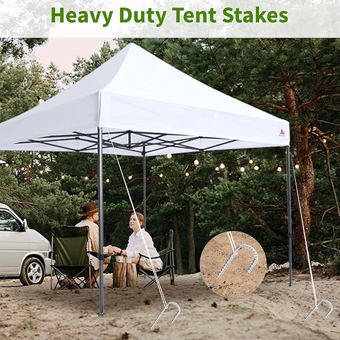 12 inch Fence Stakes Heavy Duty 50-Pack J Hook Rebar Ground Stakes Anchor Galvanized Tent Stakes for Outdoor Decorations Inflatables Metal Stakes for Wire Fencing-HomvellaHome