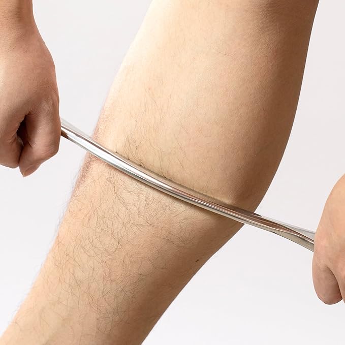 Gua sha Tool gua sha Stainless Steel iastm Tool Gussha Massage Tool Muscle Scraping Tool for Soft Tissue Therapy and Reduce Arms,Back, Legs, Neck Muscle Pain(zhisandong)………-HomvellaHome