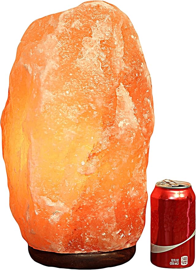Giant Natural Himalayan Crystal Rock Salt Lamp 35~45 lbs-HomvellaHome