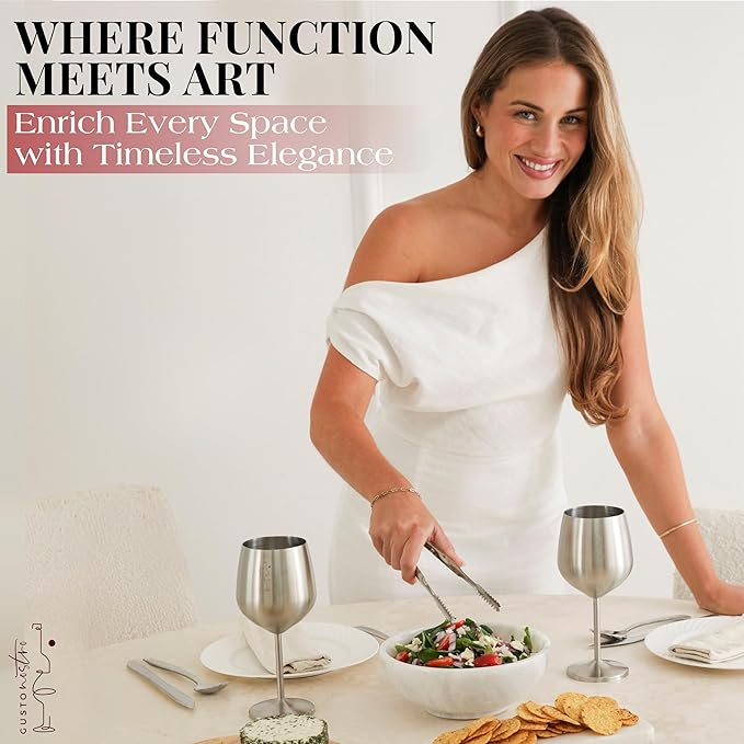 Gusto Nostro 8" Luxury White Marble Decorative Bowl for Coffee Table - Elegant Modern Fruit Bowl for Kitchen Counter - Heavy Stone Entryway Catch all for Keys, Jewelry, Potpourri Holder - Medium Size-HomvellaHome