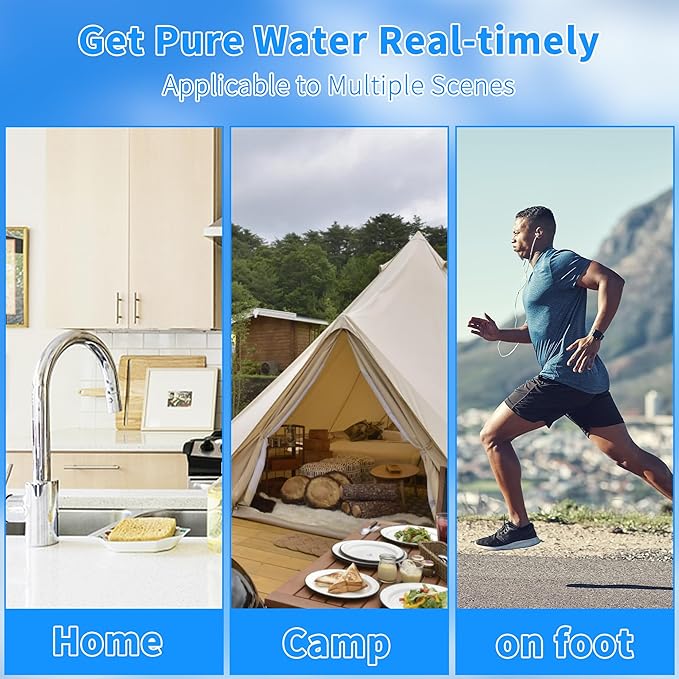 2 Pack Fluoride Water Filter,Replacement for PF-2® Fluoride Filters, Fluoride and Arsenic Filter Compatible with Berkey Gravity Filtration System、 Big、 Travel、 Royal、Imperial and Crown Series-HomvellaHome