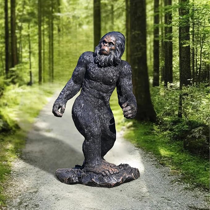 Garden Statues Bigfoot Yard Decor - Grandpa Yeti Large Lawn Products Birthday Decorations Life Size Sasquatch Figurine Resin Tall Outdoor Sculpture for Outside Patio Front Porch-HomvellaHome