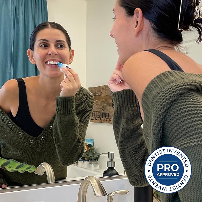 GLO Science Teeth Whitening Gel – 6% Hydrogen Peroxide – Clinically Proven, Fast & Safe for Sensitive Teeth – Includes 10 Gel Vials & 1 Lip Care-HomvellaHome