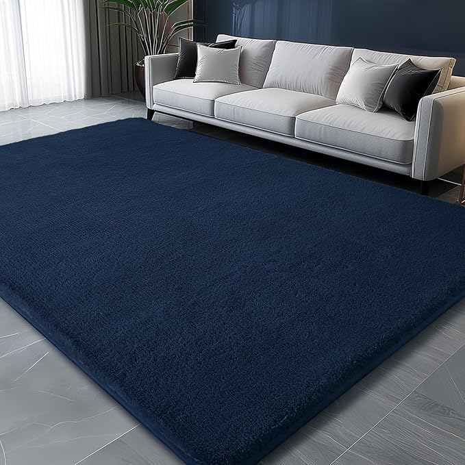 Sour Lemon 8x10 Area Rugs for Living Room, Soft Large Area Rug Fluffy Rugs for Bedroom，Machine Washable Area Rug Non Slip Carpet Rug for Living Room Playroom Kids Room Home Decor-HomvellaHome