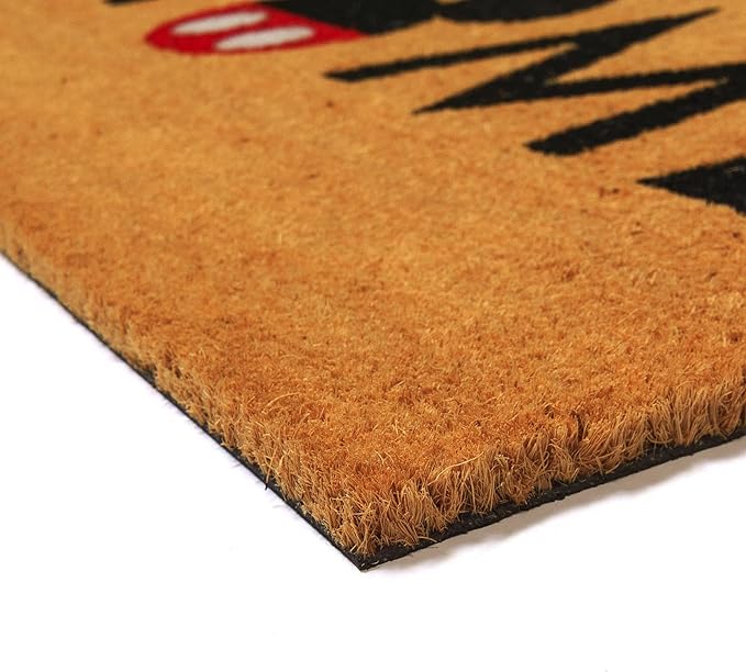 Gertmenian Disney Mouse Doormat Rug Front Door Coir Mat Welcome Home Indoor Outdoor Entryway Carpet, 2-Pack 20x34, Retro Mickey Faces/Hi There-HomvellaHome