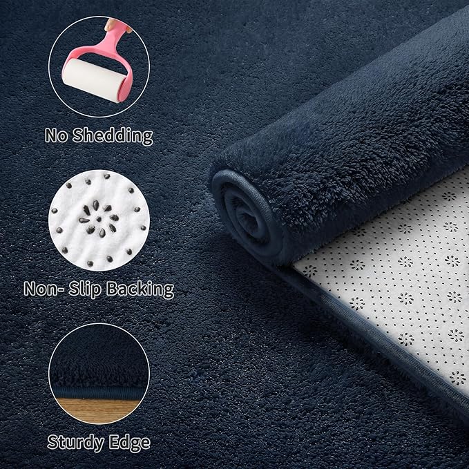 Sour Lemon 8x10 Area Rugs for Living Room, Soft Large Area Rug Fluffy Rugs for Bedroom，Machine Washable Area Rug Non Slip Carpet Rug for Living Room Playroom Kids Room Home Decor-HomvellaHome