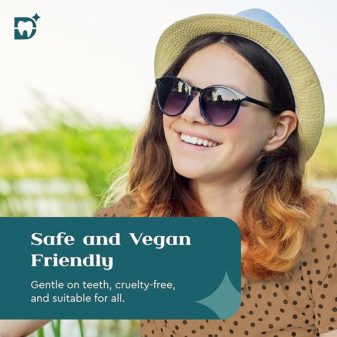 Gentle Teeth Whitening Strips - 20 Pack | Mint Flavor | 6% Hydrogen Peroxide | Sensitive Tooth Stain Remover & Whitener Treatment | Rapid Home Kit for Fast, Professional & Whiter Results-HomvellaHome