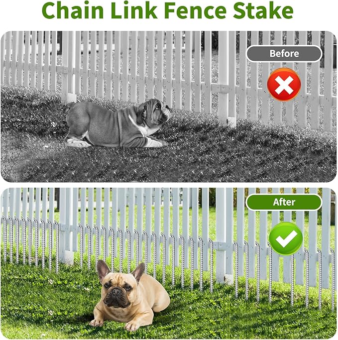 12 Inch Ground Stakes Heavy Duty J Hook 60-Pack Metal Spikes Galvanized Ground Hooks Anchors Rebar Ground Stakes for Fence Tent Gazbo Bounce House and Outdoor Decorations Inflatables-HomvellaHome