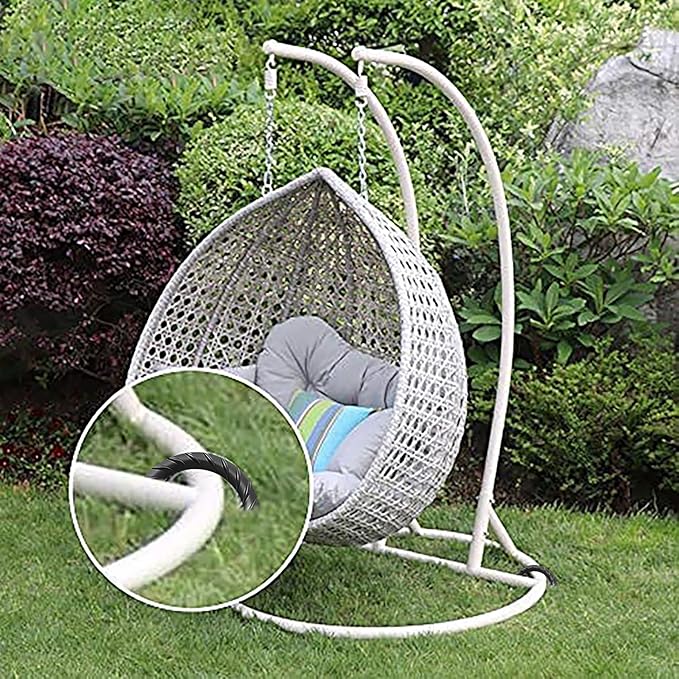 16" Ground Rebar Stakes Heavy Duty J Hook Ground Anchors, 5/16 inch Curved Steel Tent Stakes Anti Rust Steel Ground Stakes for Chain Link Wire Fencing, Pack of 40, Black-HomvellaHome