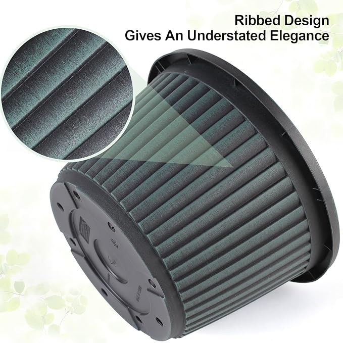 10 Inch Planter-Pots-for-Plants-Indoor-Outdoor, 4 Pack Plastic Flower Pots with Saucer & Drainage Holes, Modern Decorative Resin Garden Pots-HomvellaHome