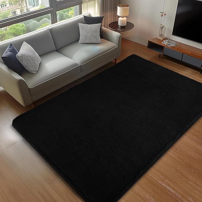 Sour Lemon 6x9 Area Rugs for Living Room, Soft Large Area Rug Fluffy Rugs for Bedroom，Machine Washable Area Rug Non Slip Carpet Rug for Living Room Playroom Kids Room Home Decor-HomvellaHome