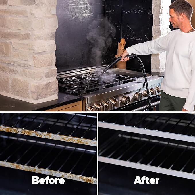 Dupray Neat Steam Cleaner with 20-piece Accesory Kit. For Multipurpose steam Cleaning Hardwood, Tile, Laminate and Sealed Floors, Couch, Furniture and more. *Kills 99.9% of Bacteria and Viruses-HomvellaHome