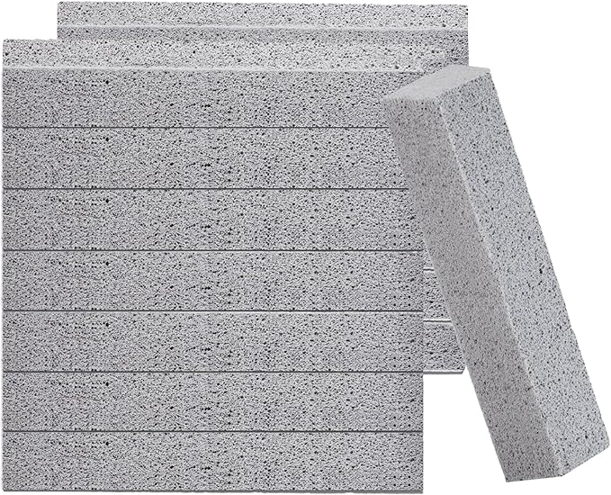 14 Pack Pumice Stone for Toilet Bowl Cleaning, Powerfully Cleans Hard Water Rings, for Cleaning Toilets, Bathtubs, Grills, Swimming Pools, Sinks-HomvellaHome