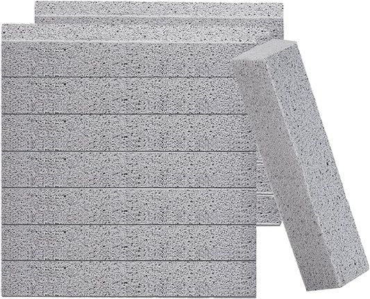 14 Pack Pumice Stone for Toilet Bowl Cleaning, Powerfully Cleans Hard Water Rings, for Cleaning Toilets, Bathtubs, Grills, Swimming Pools, Sinks-HomvellaHome