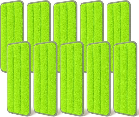 10Pcs Mop Replacement Pads,Compatible with Libman Rinse 'n Wring Mop Universal Mop Pads Mop Head Refills Washable Wet Mop,Compatible with Most 11-13” Size Mops-HomvellaHome