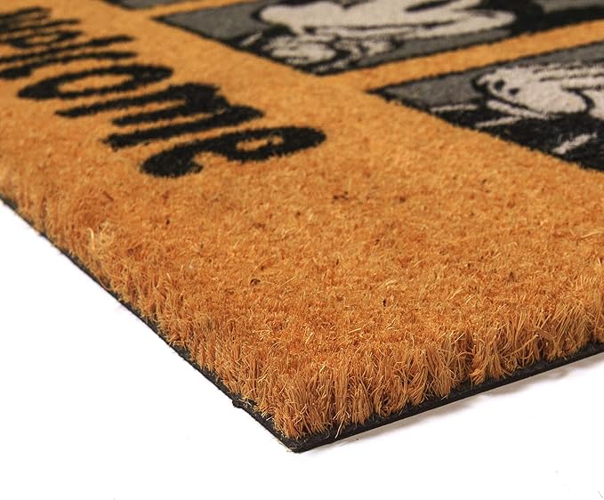 Gertmenian Disney Mouse Doormat Rug Front Door Coir Mat Indoor Outdoor Entryway Carpet, 2-Pack 20x34, Retro Mickey Home/Welcome-HomvellaHome