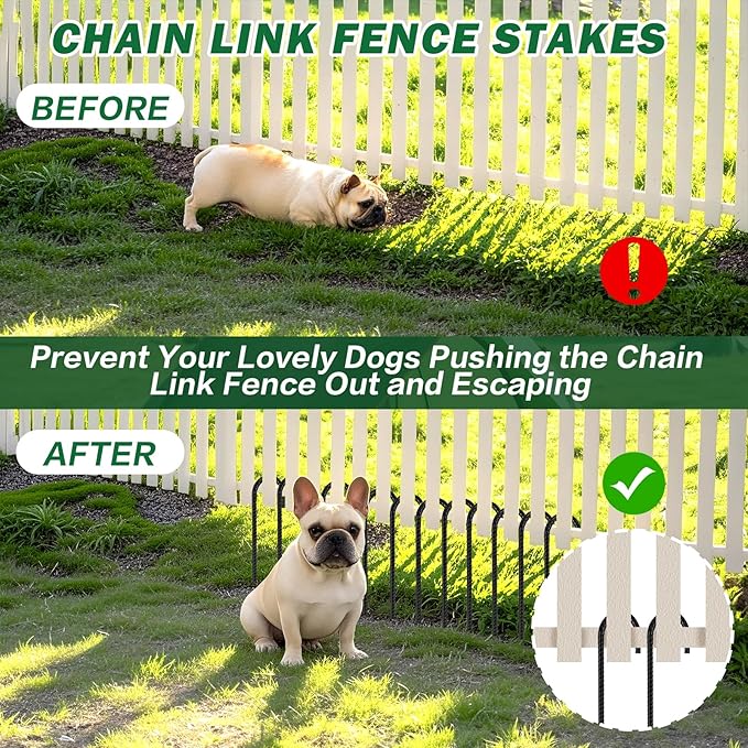 16 Inch Ground Stakes Heavy Duty,16 Pack Metal Fence Stakes for Ground for Wire Fencing,Heavy Duty Long Tent Stakes for Trampolines Camping Canopies and Swing Set-HomvellaHome