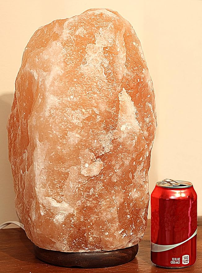 Giant Natural Himalayan Crystal Rock Salt Lamp 35~45 lbs-HomvellaHome